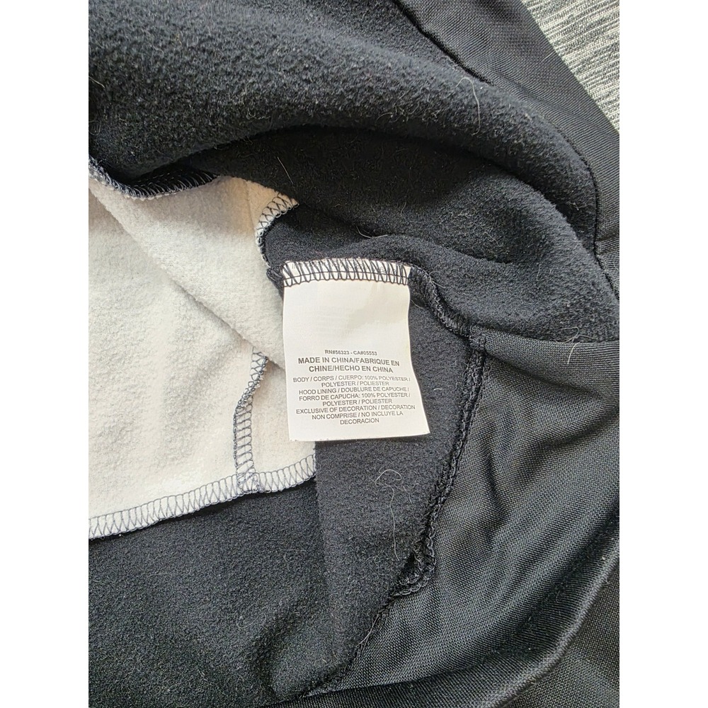 Nike Therma Fit Boy's Gray & Black One Pocket Hooded Pullover Jacket. Size XL - Picture 6 of 9